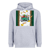 Heather Grey back to school truck Heavyweight Hoodie - TumblerDesignByShophia