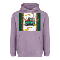 Lavender back to school truck Heavyweight Hoodie - TumblerDesignByShophia