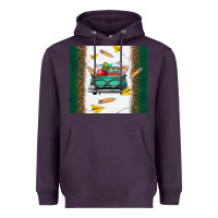 Plum back to school truck Heavyweight Hoodie - TumblerDesignByShophia