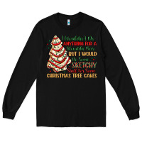 Black sketchy stuff for some christmas tree cakes Long Sleeve Tee - MaliasSmallBusiness