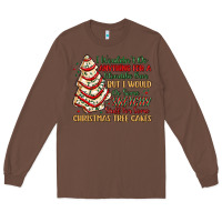 Chestnut sketchy stuff for some christmas tree cakes Long Sleeve Tee - MaliasSmallBusiness