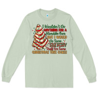 Matcha sketchy stuff for some christmas tree cakes Long Sleeve Tee - MaliasSmallBusiness