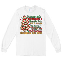 White sketchy stuff for some christmas tree cakes Long Sleeve Tee - MaliasSmallBusiness