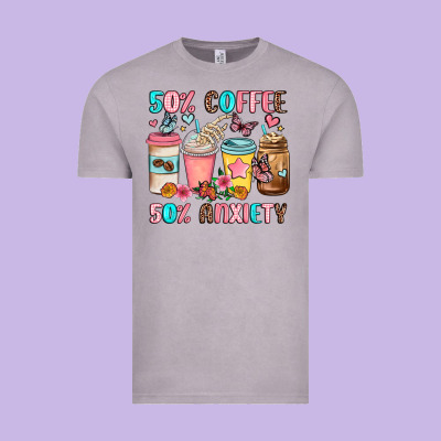 Half Teacher Half Coffee Vintage Tee Designed By Jahusdesignshop