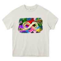 Cream infinity symbol autism Heavy Core Tee - JahusDesignShop