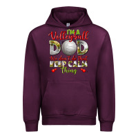 Mauve Wine I'm a Volleyball Dad we don't do that keep calm Urban Hoodie - BundleAndBundleShop
