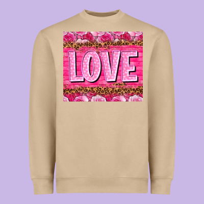 Love Valentines Day Heavyweight Sweatshirt Designed By Nancycooperartshop