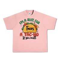 Salmon i'm a slut for tacos a tac ho if you will Urban Heavy Tee - MaliasSmallBusiness