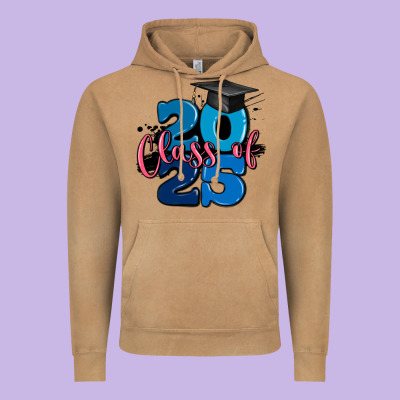 Class Of 2025 Vintage Hoodie Designed By Maliassmallbusiness
