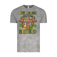 Cloud Rock not lucky just really blessed malia Vintage Tee - MaliasSmallBusiness