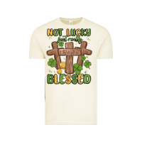 Not Lucky Just Really Blessed Malia Vintage Tee | Teevron