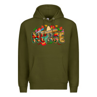 Army Green cinco de mayo nurse Premium Hoodie - CowGirlArtShop