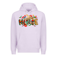 Lilac cinco de mayo nurse Premium Hoodie - CowGirlArtShop