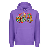 Purple cinco de mayo nurse Premium Hoodie - CowGirlArtShop