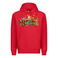 Red cinco de mayo nurse Premium Hoodie - CowGirlArtShop