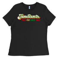 Black juneteenth free ish since 1865 Ladies Tee - HRA Design Shop