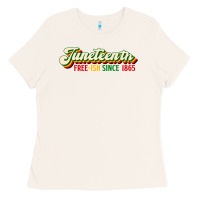 Bone juneteenth free ish since 1865 Ladies Tee - HRA Design Shop