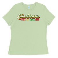 Matcha juneteenth free ish since 1865 Ladies Tee - HRA Design Shop