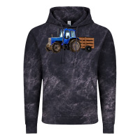 Cloud Black Farm Tractor Vintage Hoodie - RanaPortraitStore