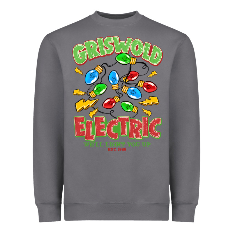Griswold Electric Christmas Vacation Heavyweight Sweatshirt by MaliasSmallBusiness | Teevron