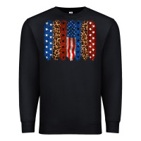 Black back to blue brushstroke Premium Sweatshirt - CowGirlArtShop