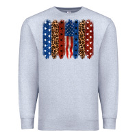 Heather Grey back to blue brushstroke Premium Sweatshirt - CowGirlArtShop