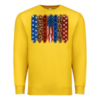 Lemon back to blue brushstroke Premium Sweatshirt - CowGirlArtShop