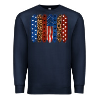 Navy back to blue brushstroke Premium Sweatshirt - CowGirlArtShop