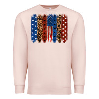 Pale Pink back to blue brushstroke Premium Sweatshirt - CowGirlArtShop