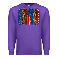 Purple back to blue brushstroke Premium Sweatshirt - CowGirlArtShop