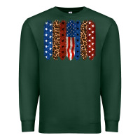 Sports Green back to blue brushstroke Premium Sweatshirt - CowGirlArtShop