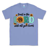 Colony Blue trust in the lord with all your heart Classic Tee - MaliasSmallBusiness