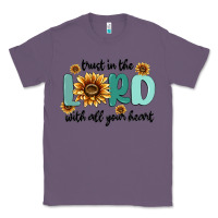 Lavender trust in the lord with all your heart Classic Tee - MaliasSmallBusiness