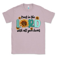 Lilac trust in the lord with all your heart Classic Tee - MaliasSmallBusiness