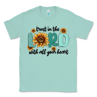 Seafoam trust in the lord with all your heart Classic Tee - MaliasSmallBusiness