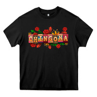 Black chingona Heavy Core Tee - AdoDesignShop