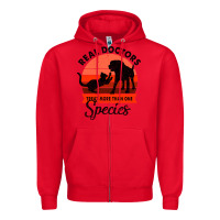 Red Treat More Than One Species Zipper Hoodie - Bettercallsaul