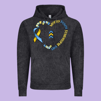 World Down Syndrome Day Vintage Hoodie Designed By Maliassmallbusiness