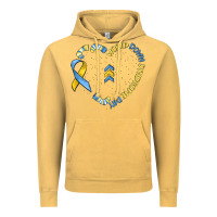 Vintage Mustard world down syndrome day Vintage Hoodie - MaliasSmallBusiness