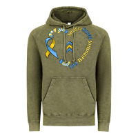 Vintage Olive world down syndrome day Vintage Hoodie - MaliasSmallBusiness