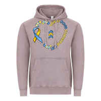 Vintage Zinc world down syndrome day Vintage Hoodie - MaliasSmallBusiness