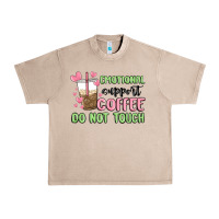 French Oak emotional support coffee do not touch Urban Heavy Tee - MaliasSmallBusiness