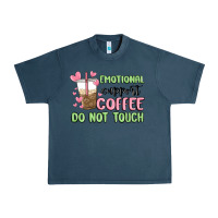 Emotional Support Coffee Do Not Touch Urban Heavy Tee | Teevron