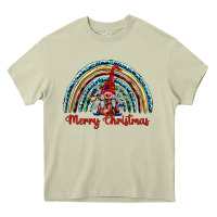 Mossy merry christmas gnomes   rainbow Heavy Core Tee - BarkalooDesign