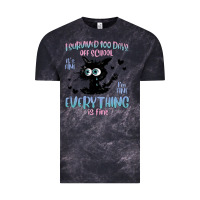 Cloud Black i survived 100 days of school cat Vintage Tee - MaliasSmallBusiness