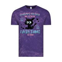 Cloud Purple i survived 100 days of school cat Vintage Tee - MaliasSmallBusiness