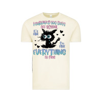 Vintage Arctic i survived 100 days of school cat Vintage Tee - MaliasSmallBusiness