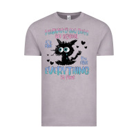 Vintage Zinc i survived 100 days of school cat Vintage Tee - MaliasSmallBusiness