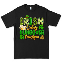 Black irish today hungover tomorrow Premium Tee - Artiststas