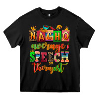 Black nacho average speech therapist Heavy Core Tee - AdoDesignShop
